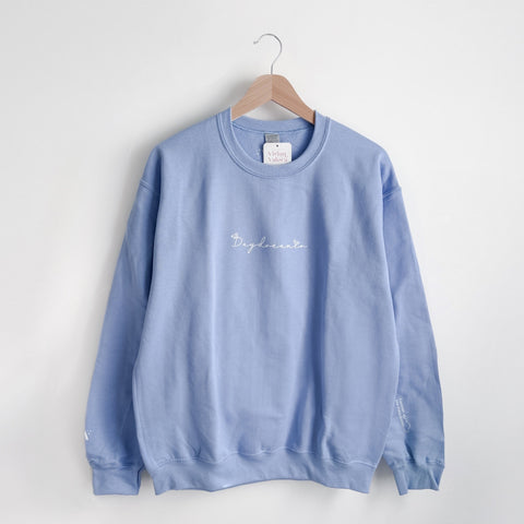 Daydreamer Crewneck Sweatshirt In Light Blue